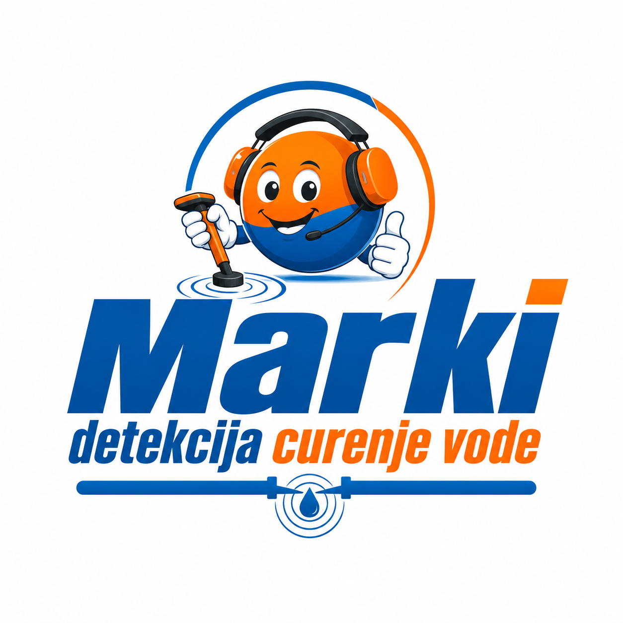 Marki detekcija curenja vode logo